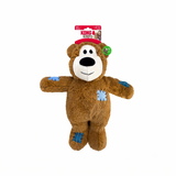 KONG Wild Knots Bear Jumbo XL – Plüsch-Hundespielzeug mit Seilskelett & Quietscher