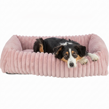TRIXIE Hundebett Lonni mit Cord Soft Edition – Kuschelig & Robust