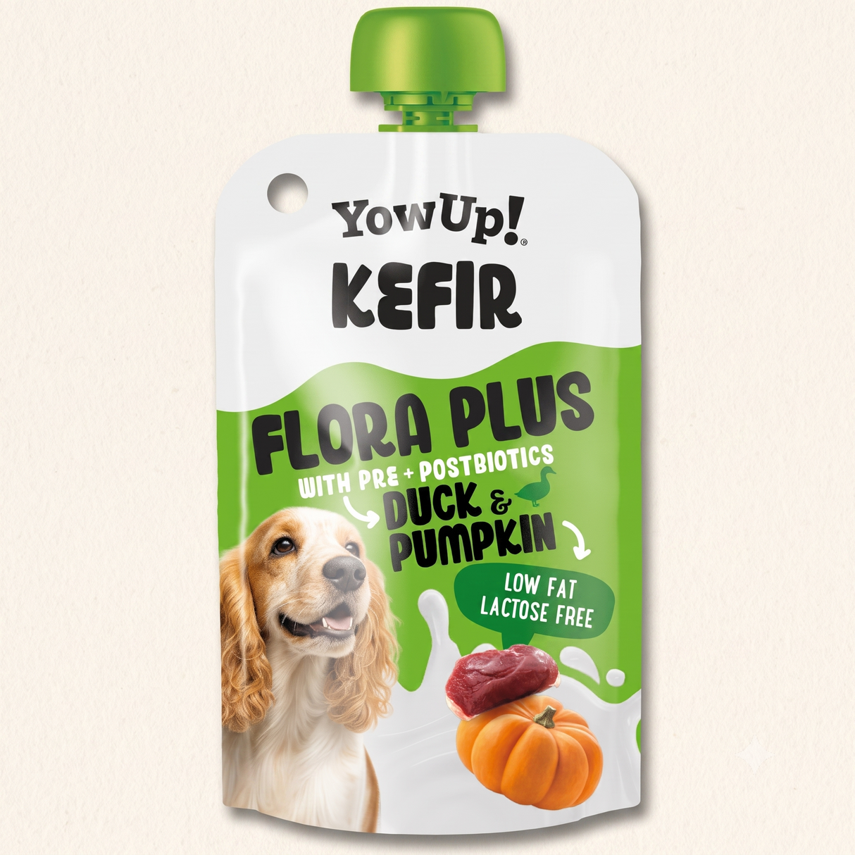 YowUp! Kefir Hundesnack mit  Ente & Kürbis |  laktosefrei