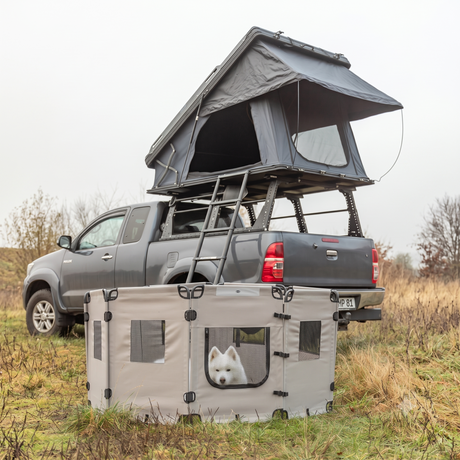 TRIXIE Campingzaun für Hunde – Mobiler Freilauf & sichere Zone für Outdoor-Abenteuer