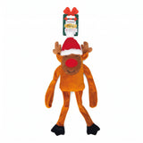 Beeztees Xmas Rentier Rudy – Hundespielzeug mit Quietscher, 45 cm