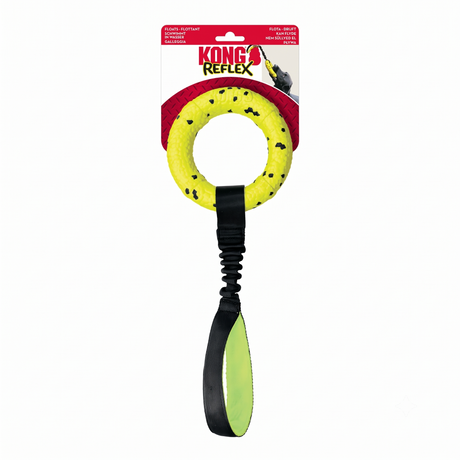 KONG Reflex Tug 'n Fetch – Zerrspielzeug für Hunde | elastisch & schwimmfähig