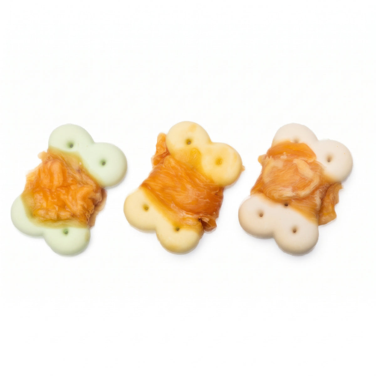 Beeztees Cookie Wraps mit Huhn – Weihnachtssnack, 160 g
