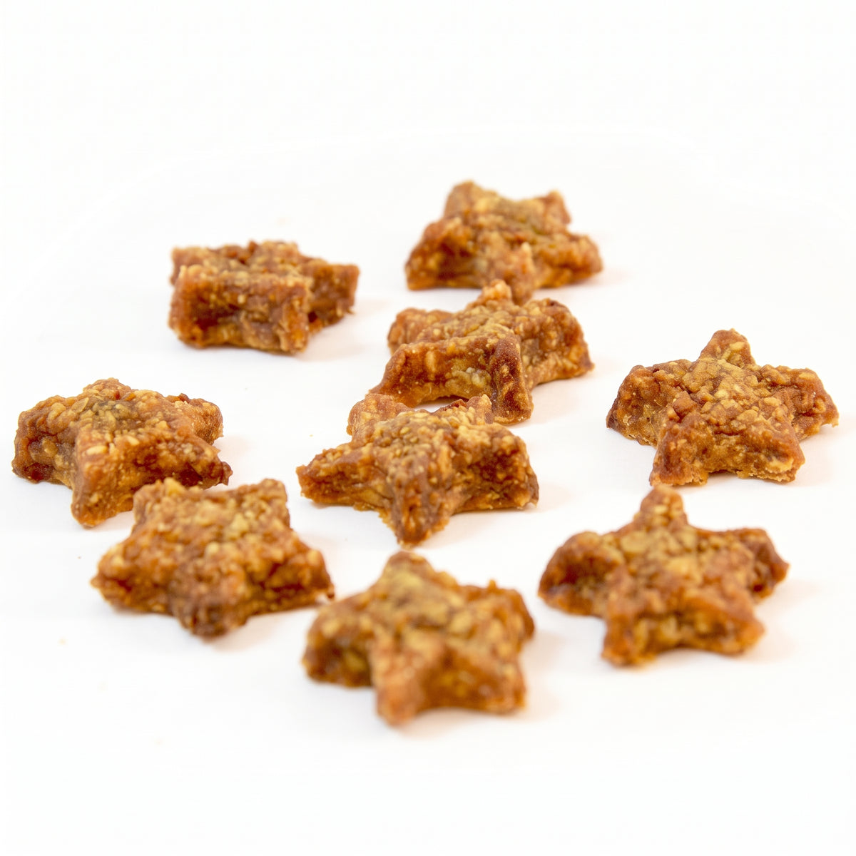 SANADOG Weihnachts-Hähnchen-Sterne für Hunde, 1-kg-Eimer