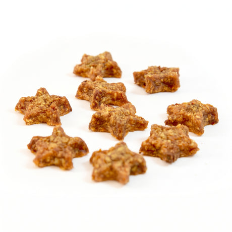 SANADOG Weihnachts-Puten-Sterne für Hunde, 1-kg-Eimer