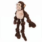 KONG Knots Monkey – Plüsch-Affe mit Knotenseil für Hunde