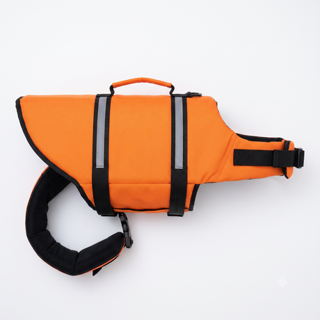 Flamingo Hundeschwimmweste Marinus Fluo Orange – Sicherheit & Sichtbarkeit für deinen Wasserhund