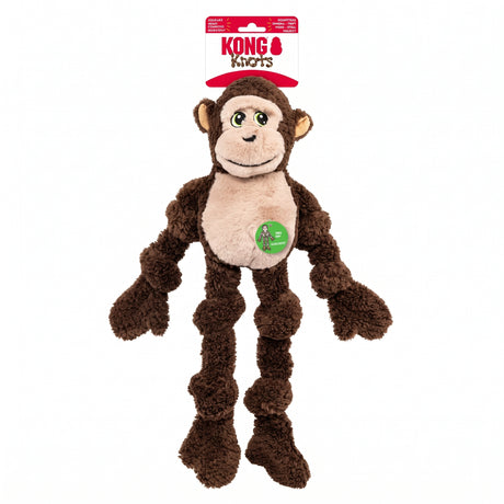 KONG Knots Monkey – Plüsch-Affe mit Knotenseil für Hunde