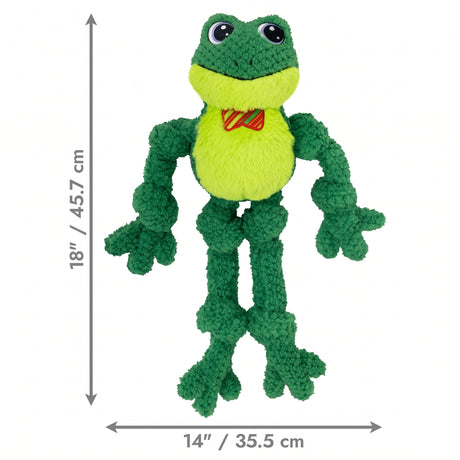 KONG Holiday Knots Bow Tie Frog L/XL – Limited Edition 2026