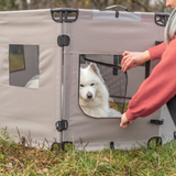 TRIXIE Campingzaun für Hunde – Mobiler Freilauf & sichere Zone für Outdoor-Abenteuer