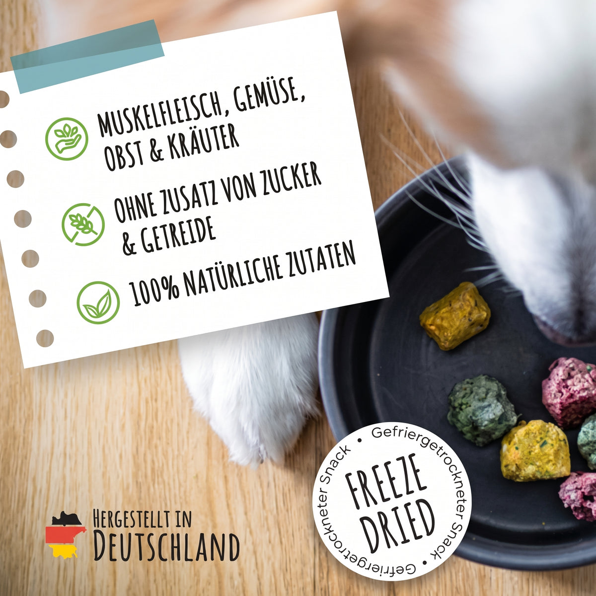 SmoothieDog Bites Rind, gefriergetrocknete Hundesnacks 40 g