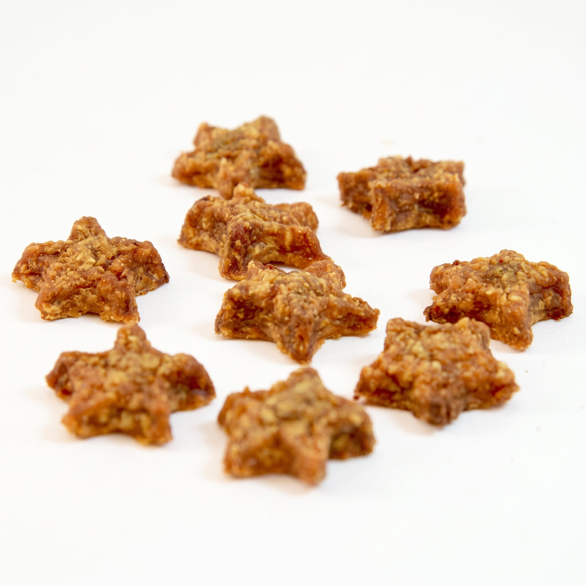 SANADOG Weihnachts-Gänse-Sterne für Hunde, 1-kg-Eimer