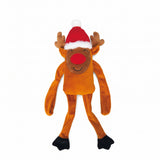Beeztees Xmas Rentier Rudy – Hundespielzeug mit Quietscher, 45 cm