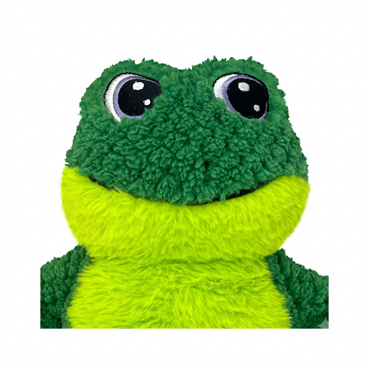 KONG Knots Frog L/XL – Plüsch-Hundespielzeug mit Seilskelett & Quietscher | 45 cm