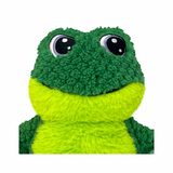 KONG Knots Frog L/XL – Plüsch-Hundespielzeug mit Seilskelett & Quietscher | 45 cm