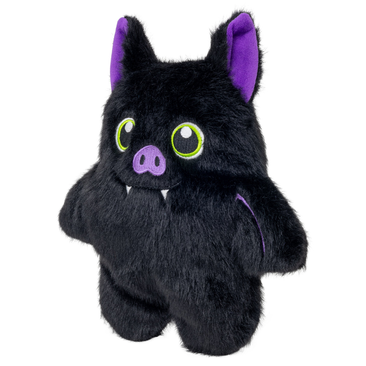 KONG Halloween Snuzzles – weiches Hundespielzeug mit Quietscher (Fledermaus oder Kürbis)