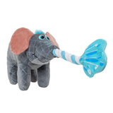 KONG Bendeez Elephant Hundespielzeug – Plüsch & Seil mit Quietscher