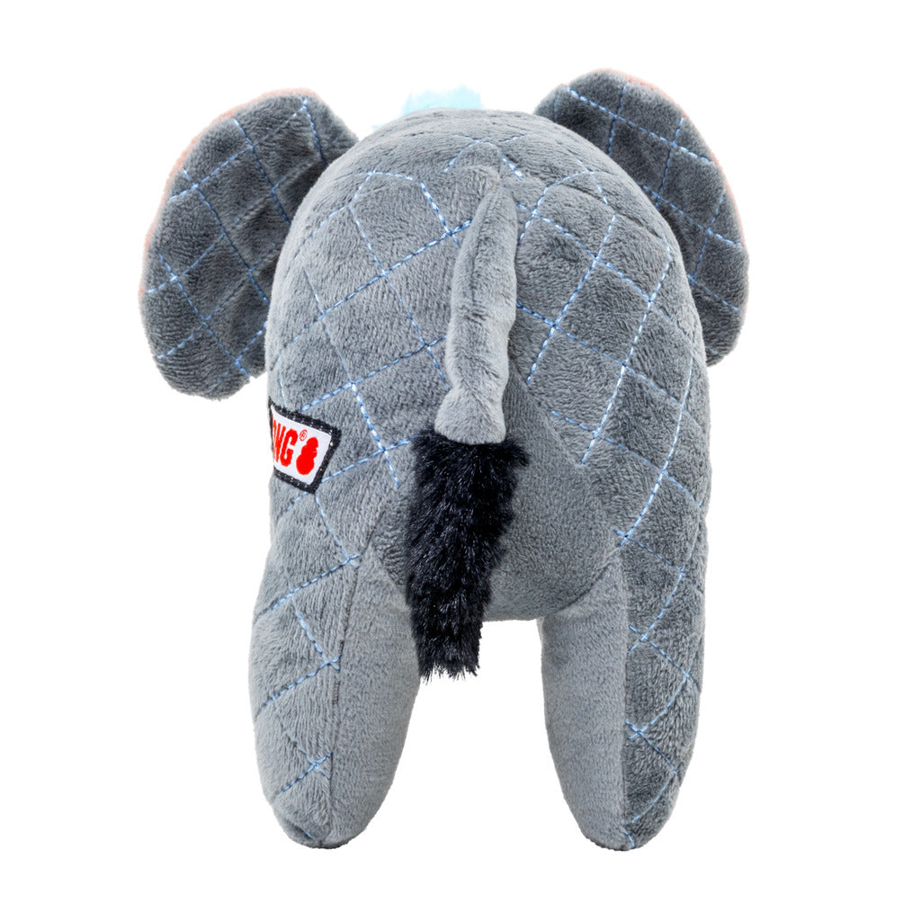 KONG Bendeez Elephant Hundespielzeug – Plüsch & Seil mit Quietscher