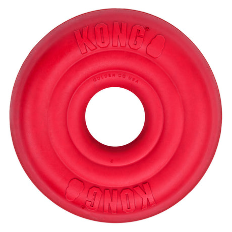 KONG Donut Hundespielzeug – Robustes Kauspielzeug aus Naturkautschuk
