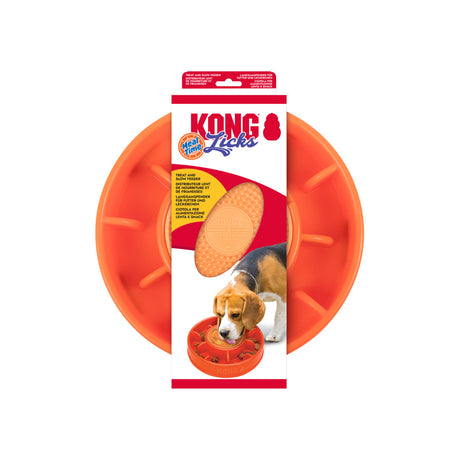 KONG Licks Mealtime: Anti-Schling Napf & Leckmatte für Hunde