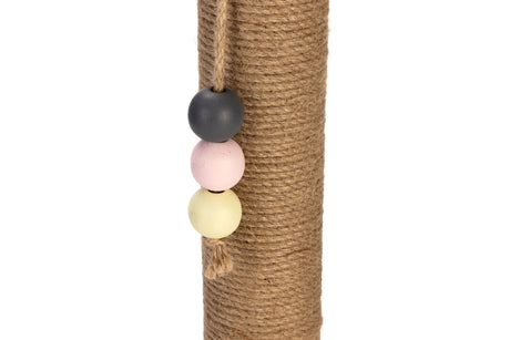 Kratzbaum Inez aus Holz mit Spielturm | Designed by Lotte
