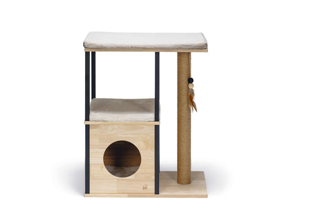 Designed By Lotte Kratzbaum Nala – Holz & Aluminium 65 × 40 × 82 cm braun