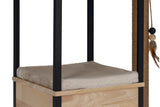 Designed By Lotte Kratzbaum Nala – Holz & Aluminium 65 × 40 × 82 cm braun