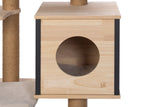 Designed By Lotte Kratzbaum Nela – Holz 56 × 56 × 124 cm braun