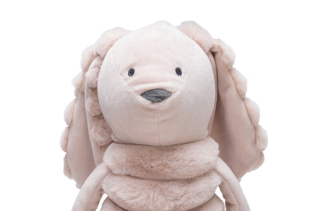 Designed by Lotte Reza Hase – Plüsch-Hundespielzeug in Rosa