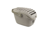 Curver Transportbox Rattanoptik – 51 × 38 × 33 cm für Hunde & Katzen bis 8 kg