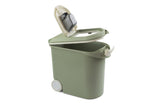 Curver Futtercontainer mit Rollen – Misty Green | 35L & 54L