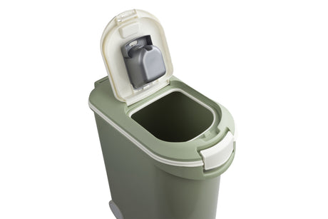Curver Futtercontainer mit Rollen – Misty Green | 35L & 54L