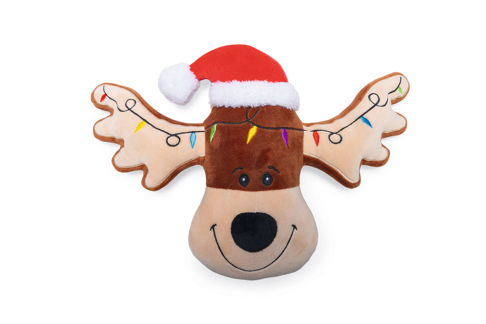 Beeztees XMAS Rudolph Hundespielzeug aus Plüsch mit Squeaker, 36 cm