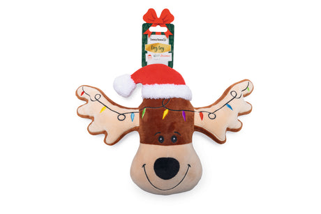 Beeztees XMAS Rudolph Hundespielzeug aus Plüsch mit Squeaker, 36 cm