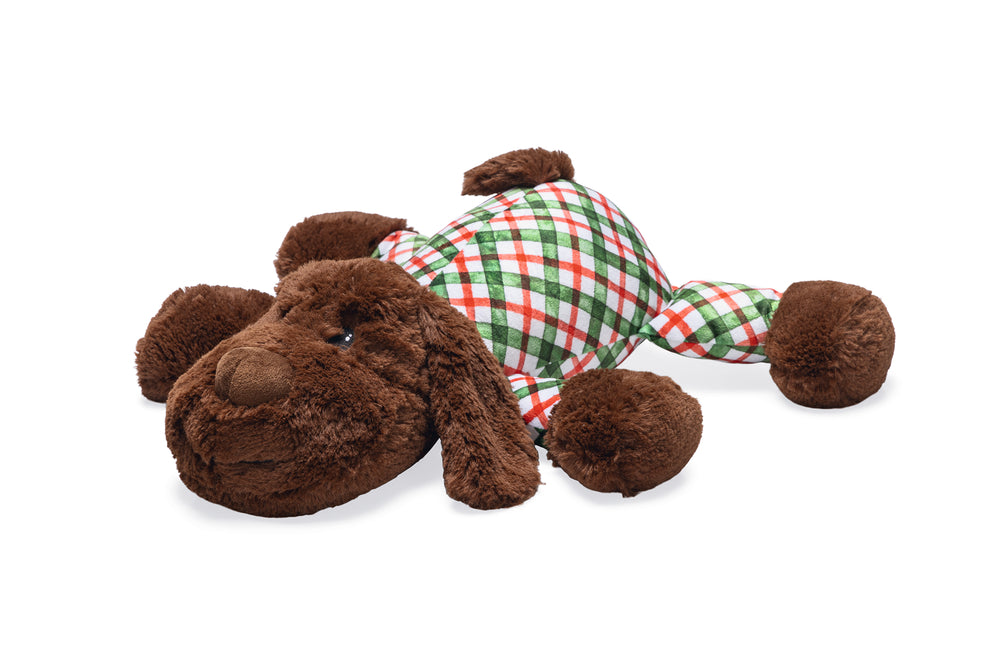 Beeztees XMAS XL Weihnachtskuscheltier für Hunde – 45x46x13 cm