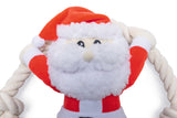 Beeztees Xmas Santa mit Seil – Weihnachtsspielzeug für Hunde