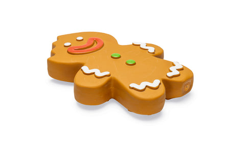 Beeztees Xmas Lebkuchenmann – Latex-Hundespielzeug mit Quietscher