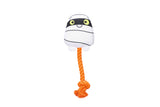 Beeztees Halloween Geist mit Seil – Plüsch-Hundespielzeug, 30 x 12 x 6 cm
