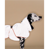 PAIKKA Reflective Raincoat Peach – Reflektierender Hunderegenmantel