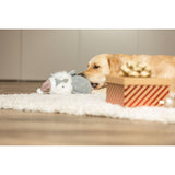 Xmas Weihnachten Eule mit Tau aus Softplüsch Hundespielzeug – 31 cm