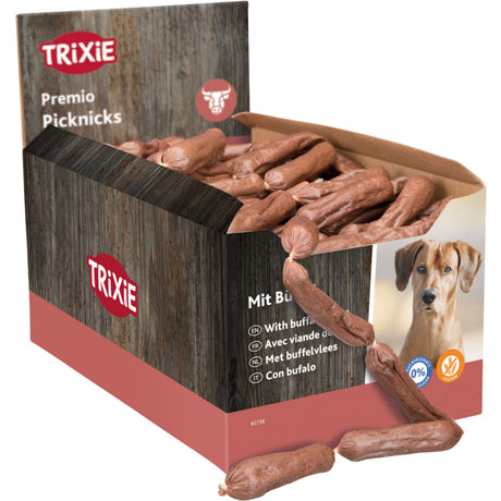 200 Endloswürstchen für Hunde – Büffel, ca. 8 cm / 8 g