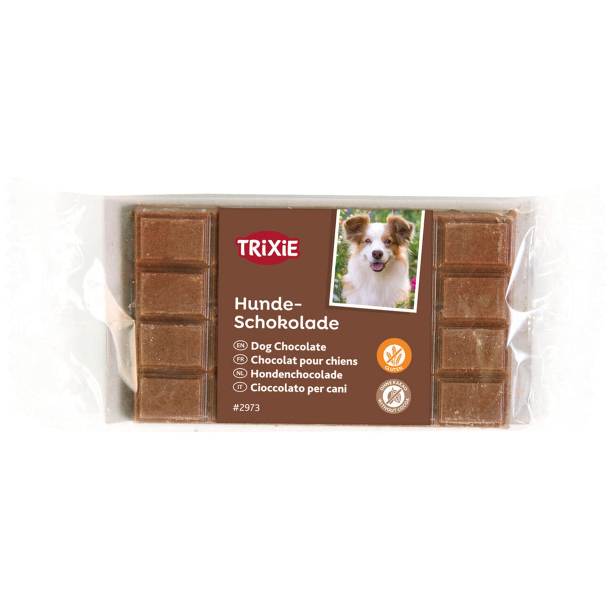 TRIXIE Hundeschokolade Mini Schoko Hundesnack – 2er Riegel, 30 g