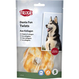 Denta Fun Twists aus Kollagen mit Huhn – ø 6,5 cm, 2 St./85 g