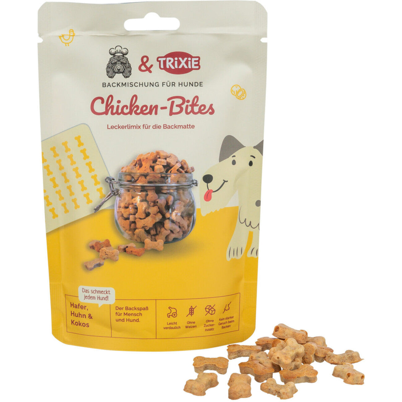 Backmischung für Hundekekse – Chicken Bites, 114 g