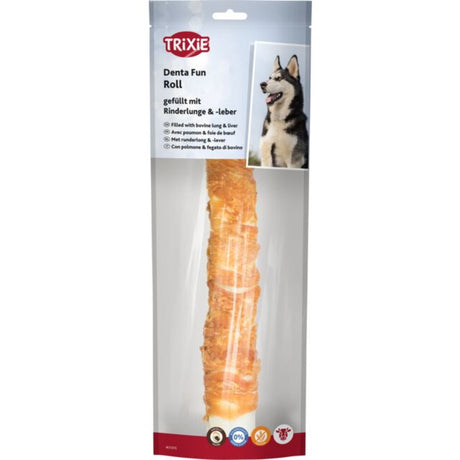 Denta Fun Filled Chicken Chewing Roll – 28 cm, 150g