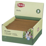 TRIXIE Kau-Stange mit Reis | Schmackhafter Hundesnack zur Beschäftigung – Huhn und Reis 65 g/Stange