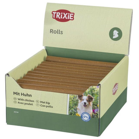 TRIXIE Kau-Stange mit Reis | Schmackhafter Hundesnack zur Beschäftigung – Huhn und Reis 65 g/Stange