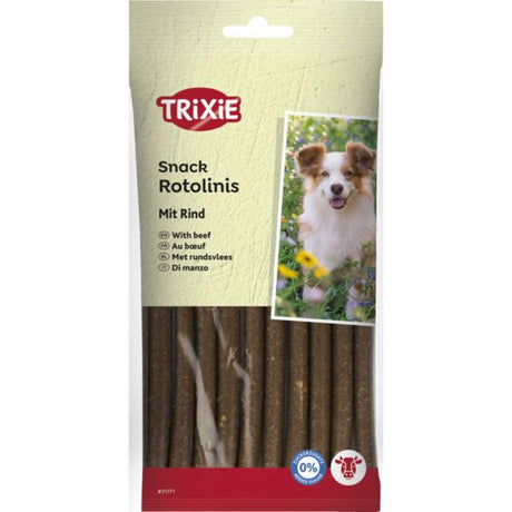 Kaustange Rotolinis für Hunde – Rind, 12 Stück, 120 g, ca. 12 cm