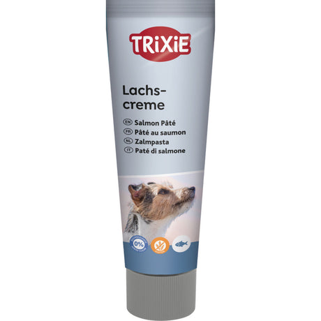 Trixie Lachscreme für Hunde aus der Tube – 110 g