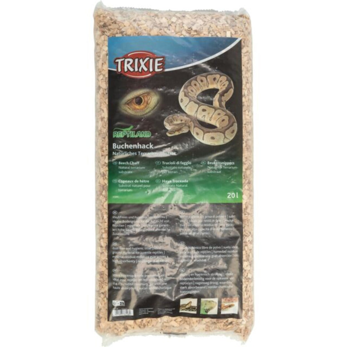 Terrarium Einstreu Buchenhack – Natürliches Terrariensubstrat, 20 l